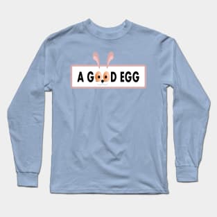 Every Bunny Loves A Good Egg (white ver.) Long Sleeve T-Shirt